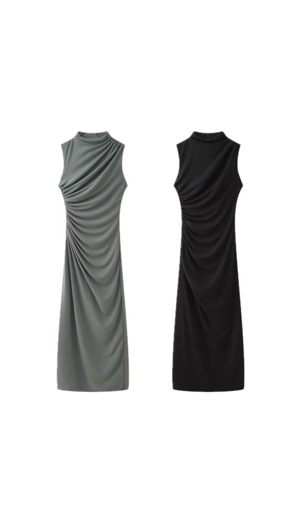 LONG RUCHED DRESS