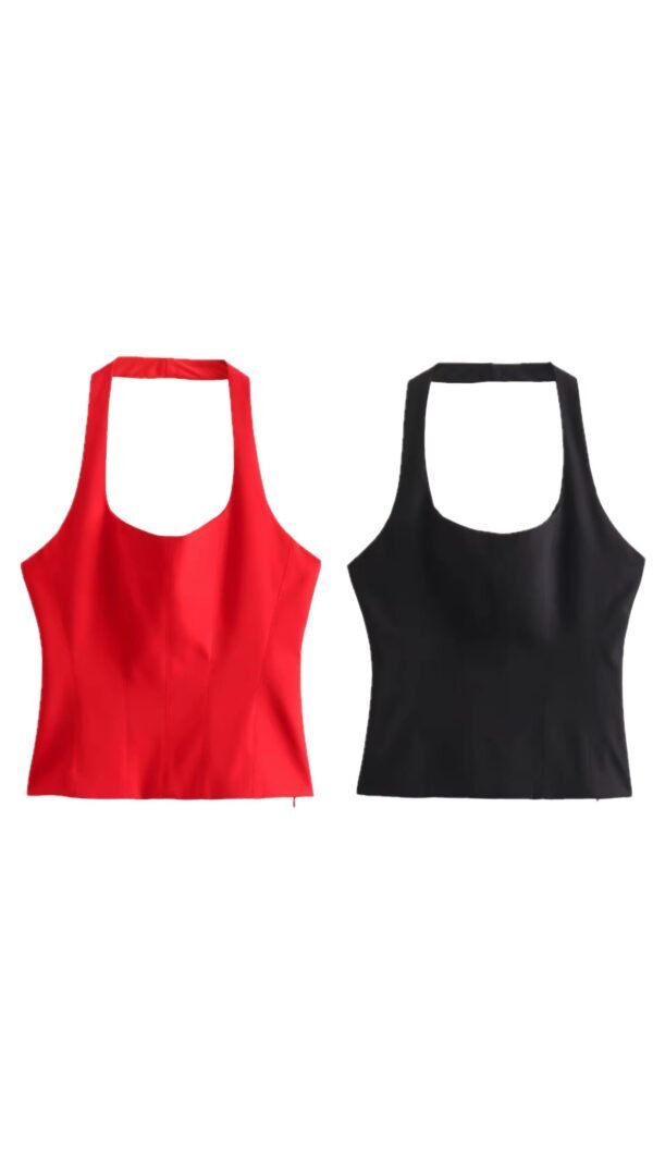 HALTER NECK CORSET TOP