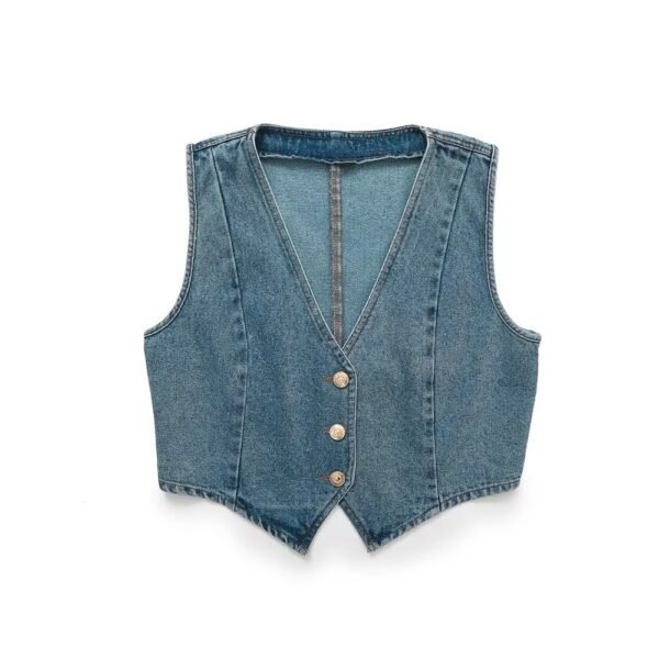 DENIM WAIST COAT