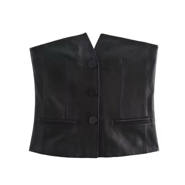 LEATHER TUBE TOP