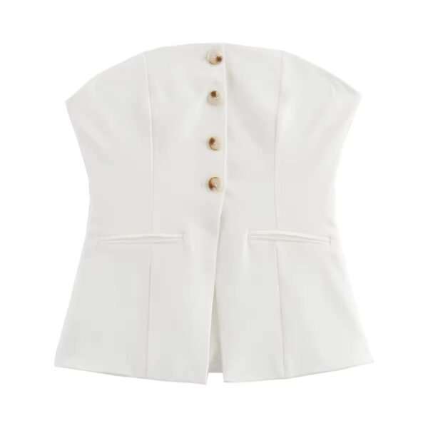 BUTTONED TUBE TOP