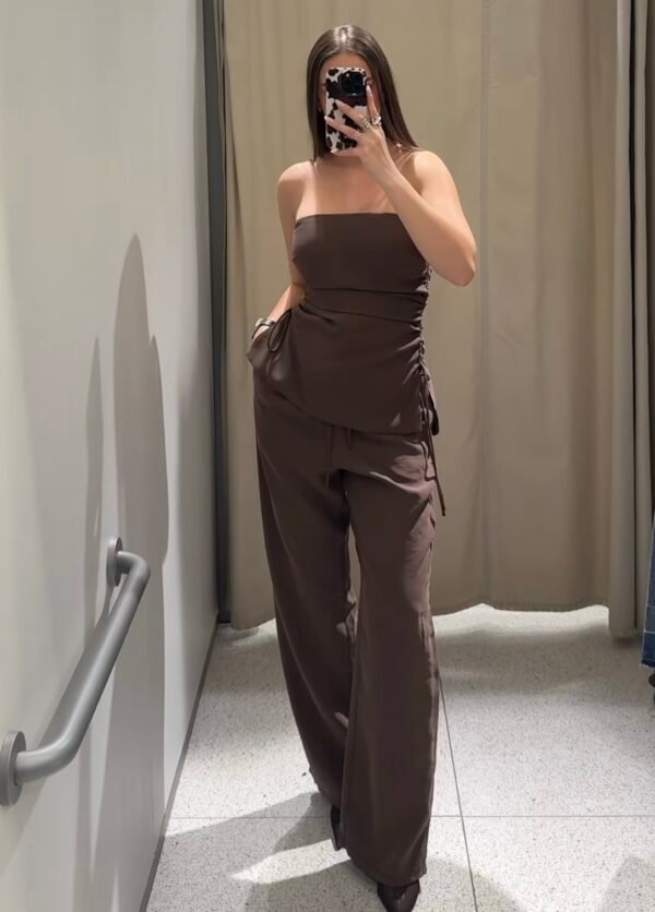 BANDEAU TOP AND PANT SET