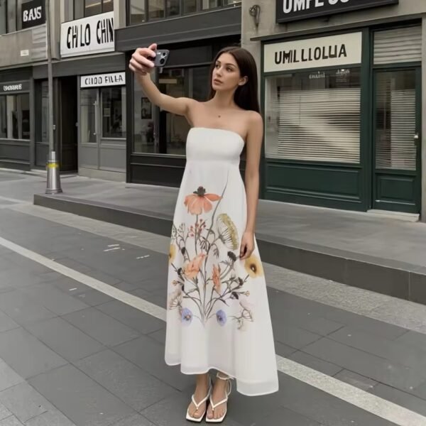 FLORA MAXI TUBE DRESS